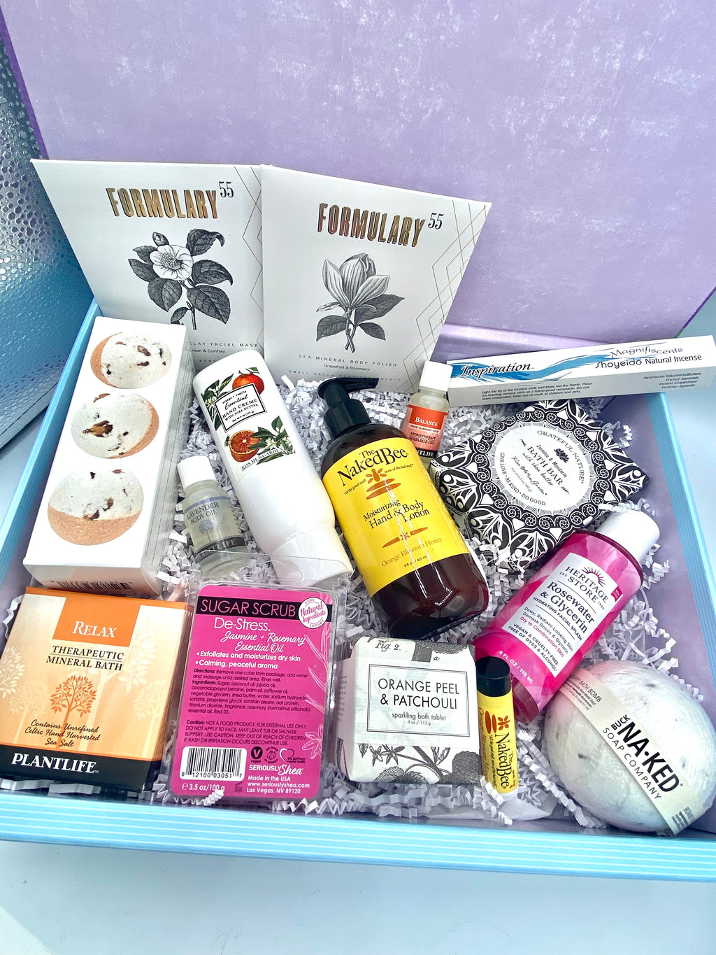 Deluxe Gift Box  Pure Organic Skin Care Products Self Care Products for  the Mind, Body & Spirit